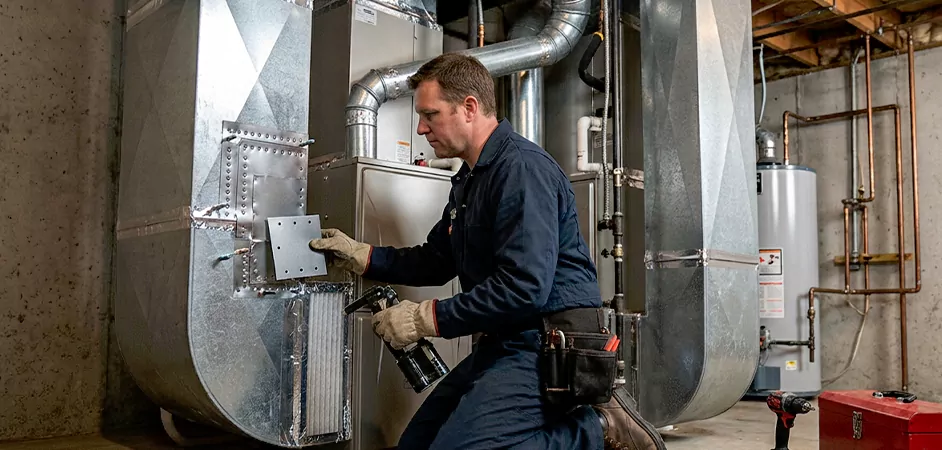 Supply and Return Plenum Repair in College Park
