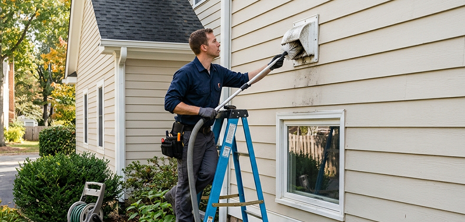 Exterior Vent Cap Cleaning in College Park